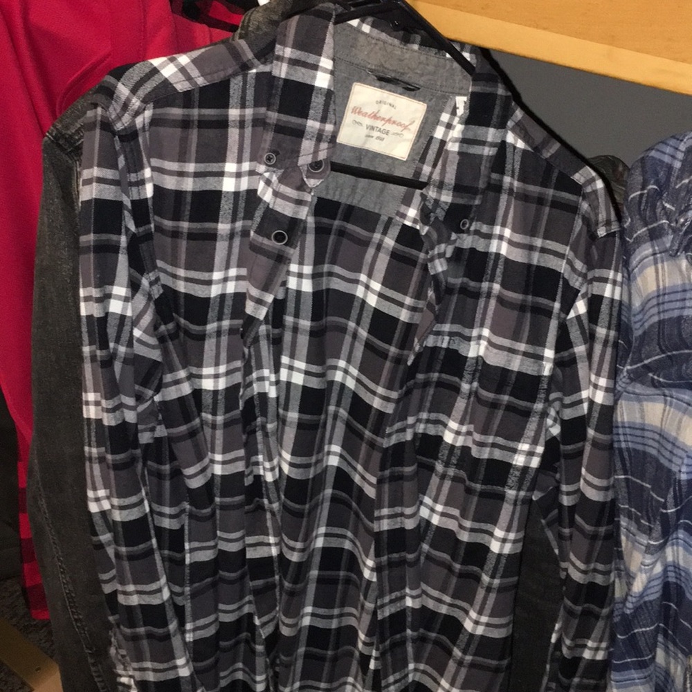 Black and white flannel